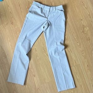 Express editor beige suit pant, low rise